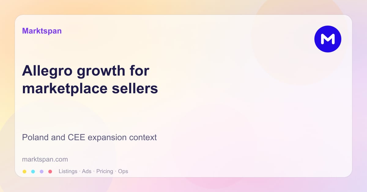 Allegro Growth: What Marketplace Sellers Should Know
